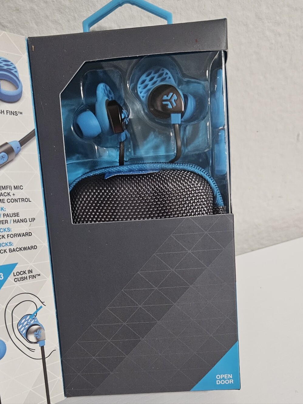JLab Epic Premium Earbuds — Blue - Picture 2 of 3